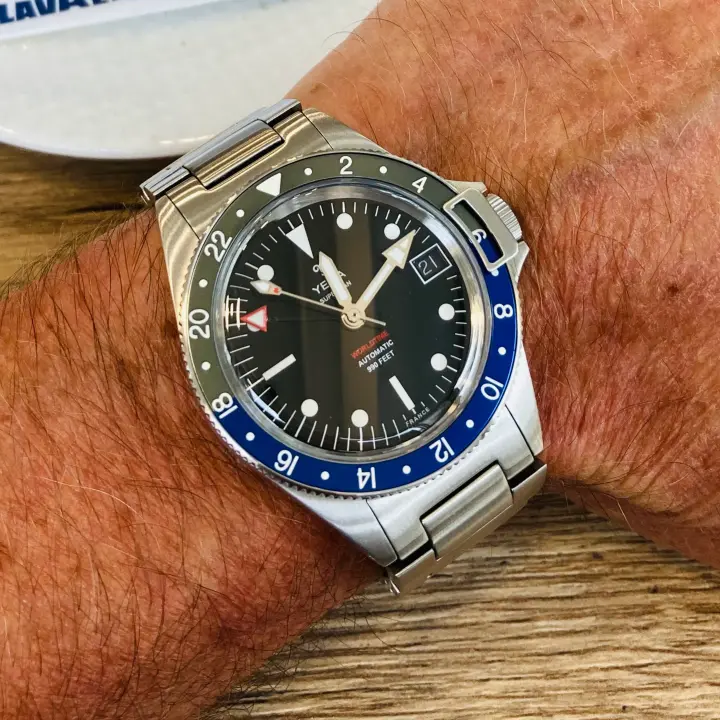 Jeu D'aiguilles YEMA MEANGRAF - Heure, Minute, Seconde - Rouge - Acier - Neuf Avec étiquettes