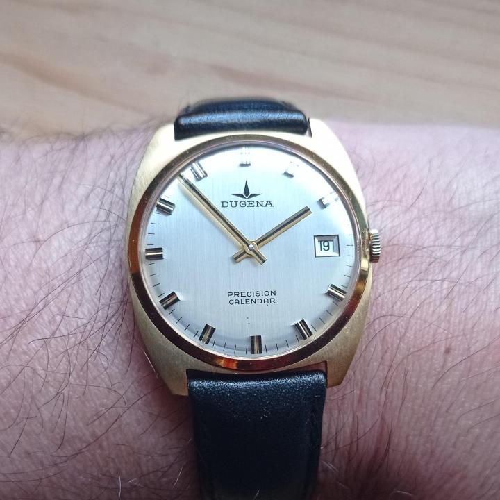 Montre Ancienne De Marque Dugena Pour Homme - Modèle à Réviser Ou Pour Pièces (Réf: 142-40/1-4)
