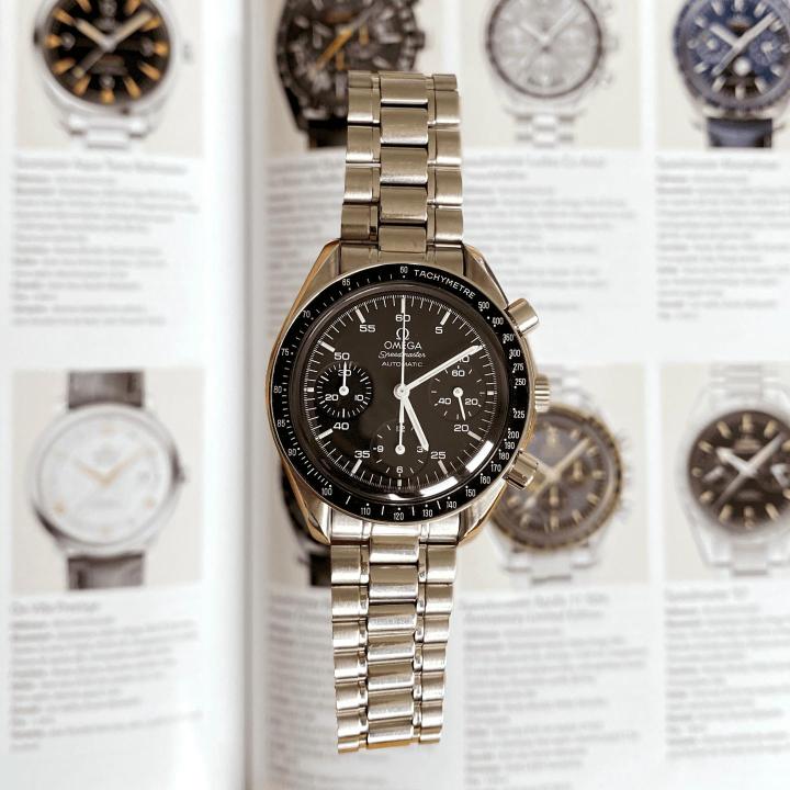 Omega Speedmaster Reduced Owner Review Sober comfortable small Dialicious