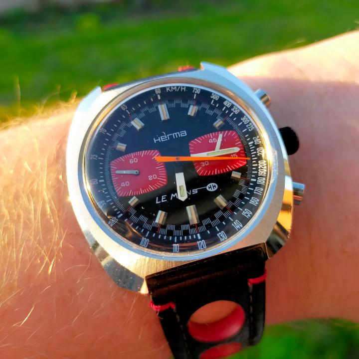 Montre Mécanique Vintage HERMA Femme - Petite Taille, ébauche Suisse, Fonctionne