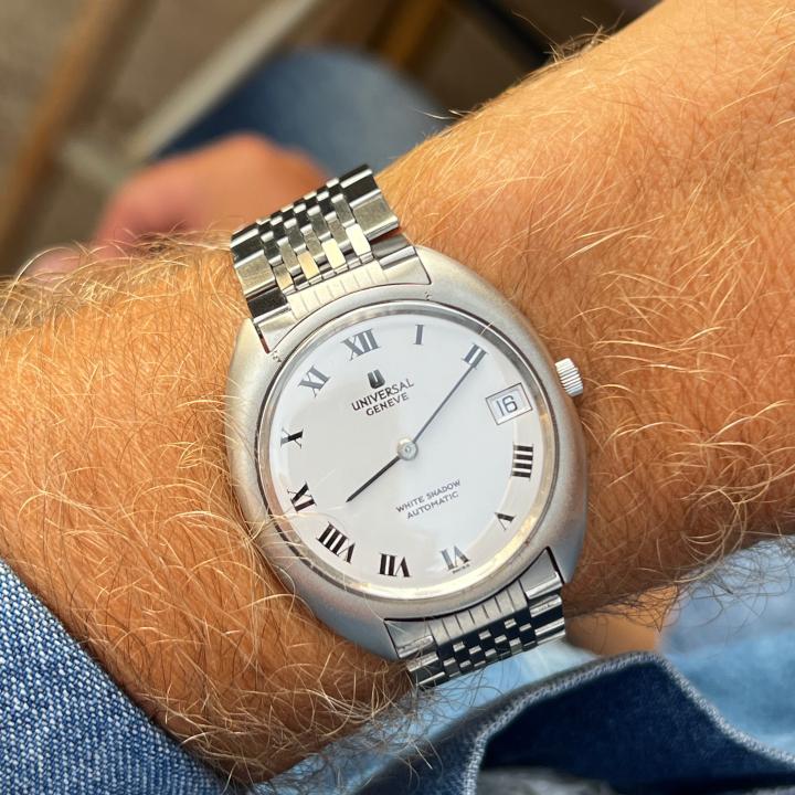 Universal Genève White Shadow Main References, Price Real