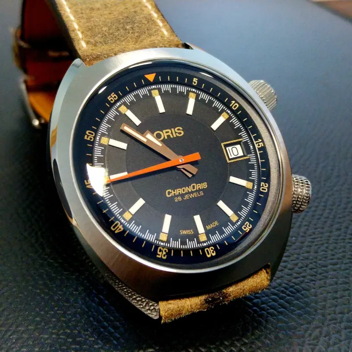 Cadran De Montre ORIS Authentique - 27,5 Mm - Blanc - Fabriqué En Suisse