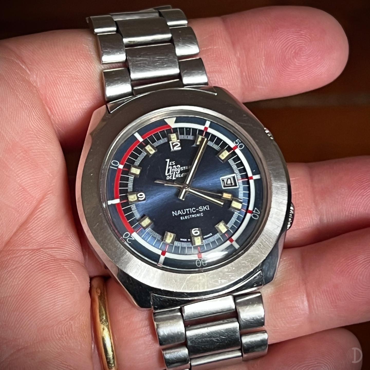 Montre Bracelet LIP Super Nautic-Ski Electronic - Vintage, Unisexe Adulte