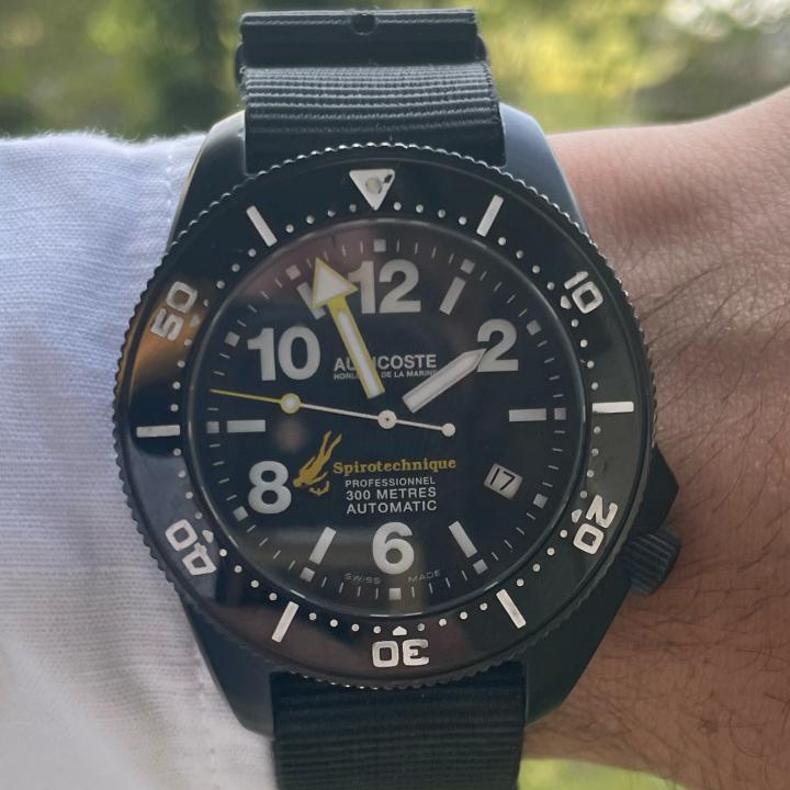Auricoste Spirotechnique Black DLC cadran chiffres