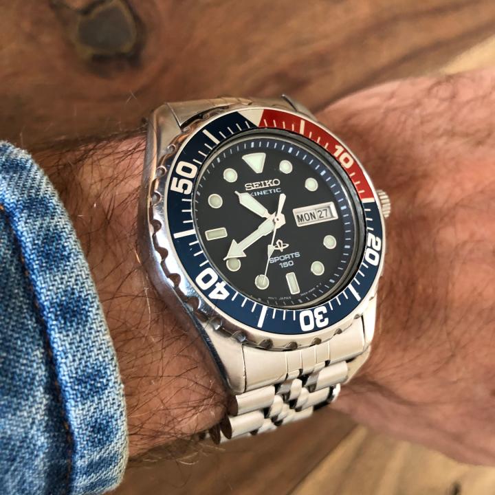 Seiko kinetic sports 150 sale